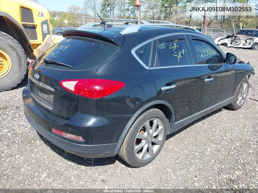 2008 Infiniti Ex35 Journey VIN: JNKAJ09E08M302553 Lot: 42154603