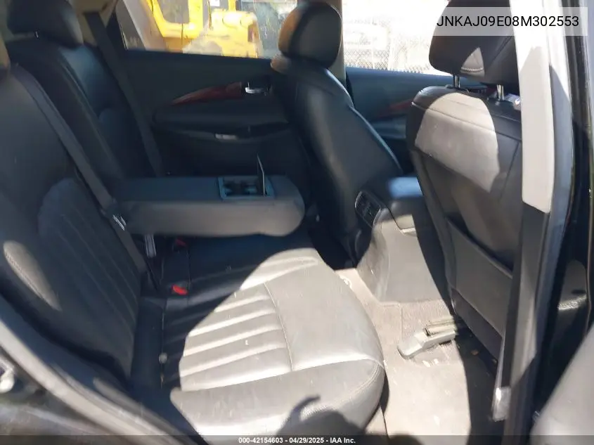 2008 Infiniti Ex35 Journey VIN: JNKAJ09E08M302553 Lot: 42154603