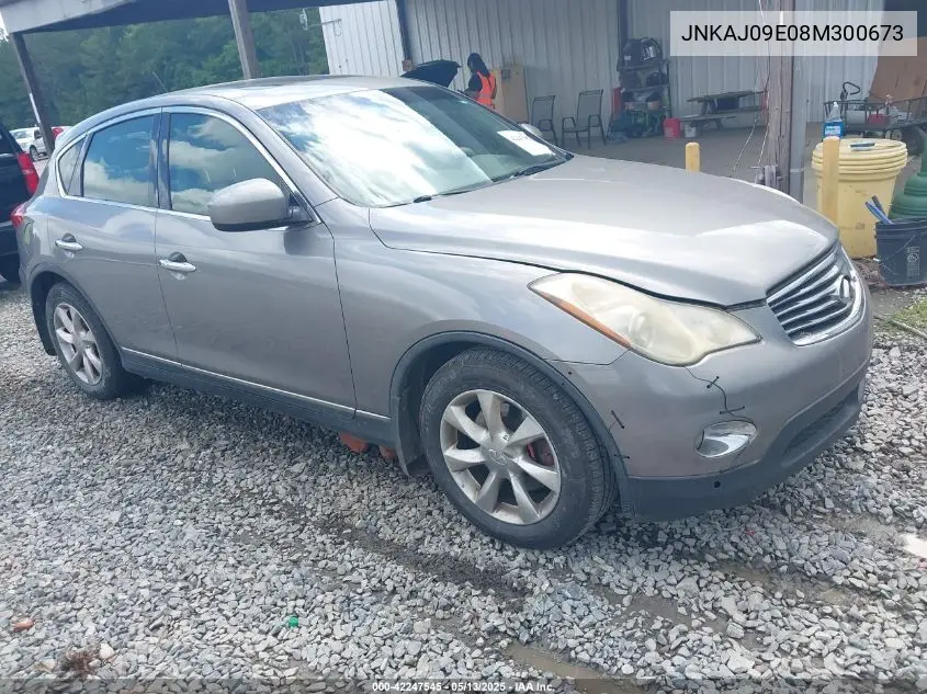 2008 Infiniti Ex35 Journey VIN: JNKAJ09E08M300673 Lot: 42247545