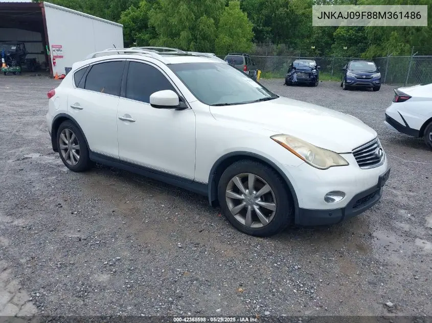 2008 Infiniti Ex35 Journey VIN: JNKAJ09F88M361486 Lot: 42368598