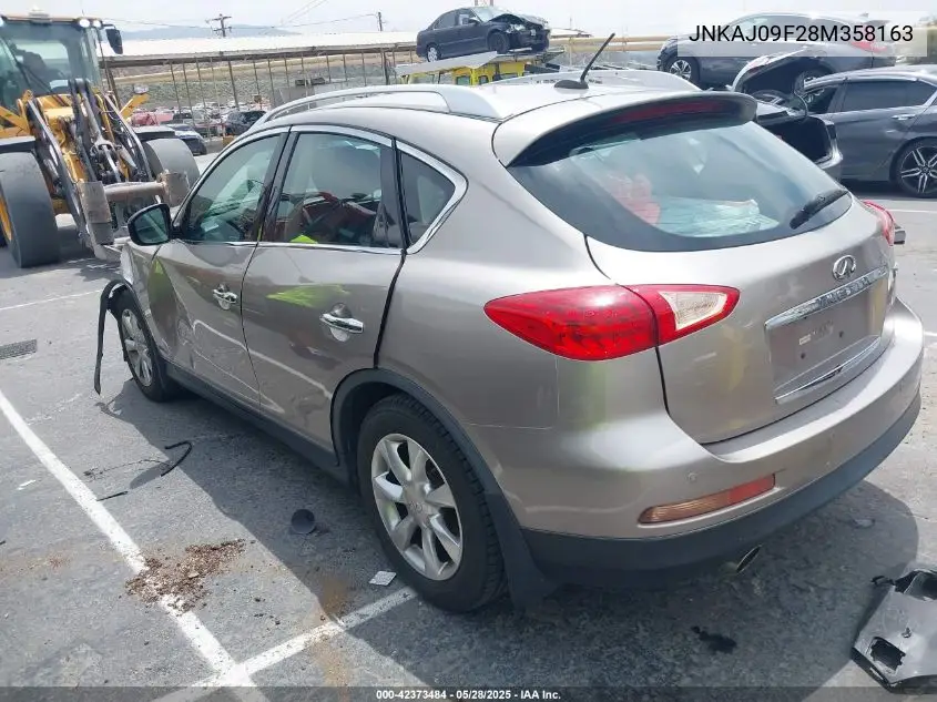 2008 Infiniti Ex35 Journey VIN: JNKAJ09F28M358163 Lot: 42373484