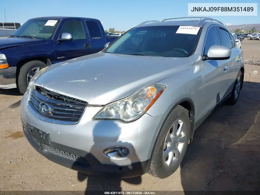 2008 Infiniti Ex35 Journey VIN: JNKAJ09F88M351489 Lot: 42511473