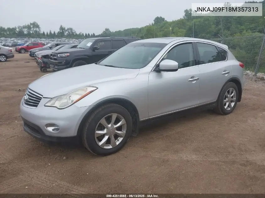 2008 Infiniti Ex35 Journey VIN: JNKAJ09F18M357313 Lot: 42515565