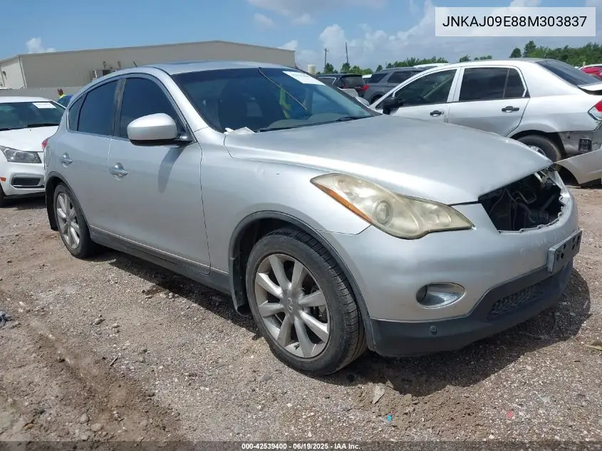 2008 Infiniti Ex35 Journey VIN: JNKAJ09E88M303837 Lot: 42539400