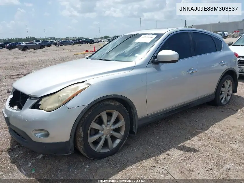 2008 Infiniti Ex35 Journey VIN: JNKAJ09E88M303837 Lot: 42539400