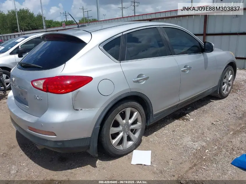 2008 Infiniti Ex35 Journey VIN: JNKAJ09E88M303837 Lot: 42539400