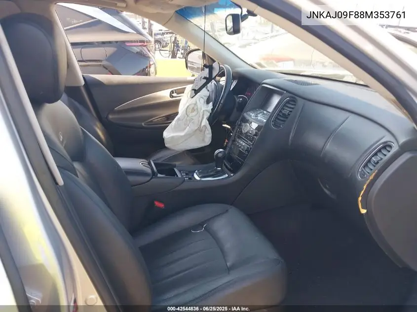 2008 Infiniti Ex35 Journey VIN: JNKAJ09F88M353761 Lot: 42544836