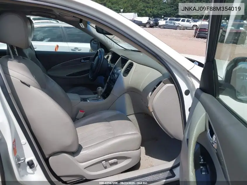 2008 Infiniti Ex35 Journey VIN: JNKAJ09F88M354019 Lot: 42567206