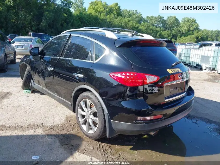 2008 Infiniti Ex35 Journey VIN: JNKAJ09E48M302426 Lot: 42653358