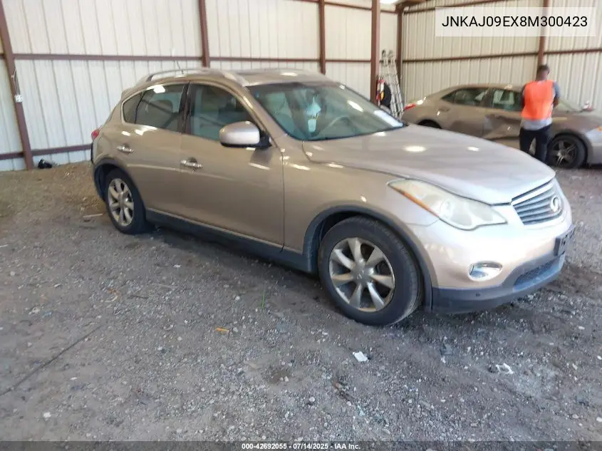 2008 Infiniti Ex35 Journey VIN: JNKAJ09EX8M300423 Lot: 42692055