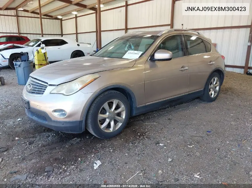2008 Infiniti Ex35 Journey VIN: JNKAJ09EX8M300423 Lot: 42692055
