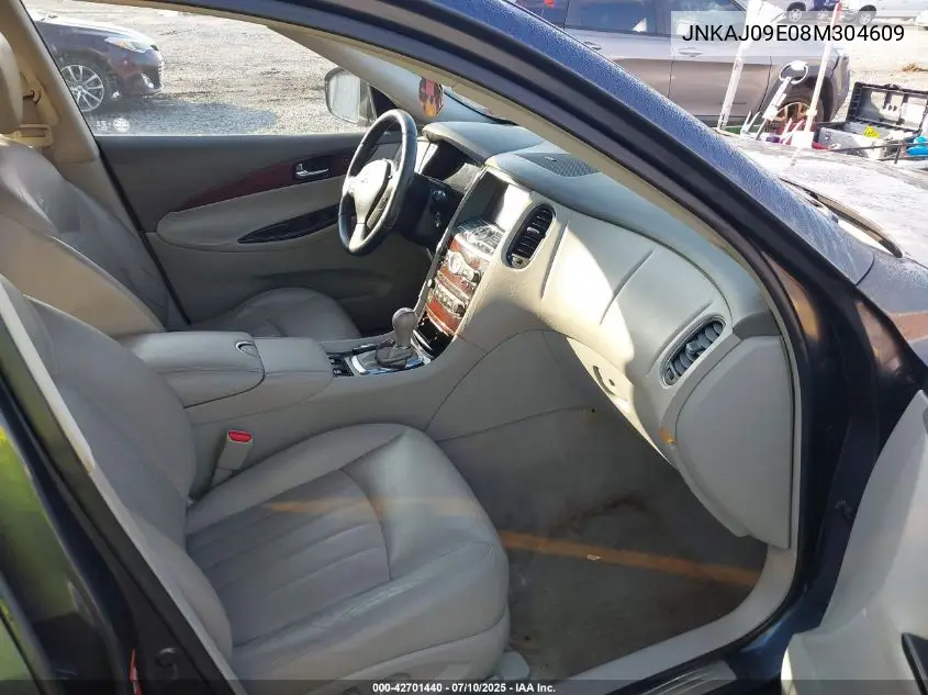 2008 Infiniti Ex35 Journey VIN: JNKAJ09E08M304609 Lot: 42701440