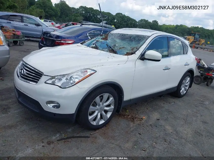 jnkaj09e58m302127 JNKAJ09E58M302127 2008 Infiniti Ex35 Journey