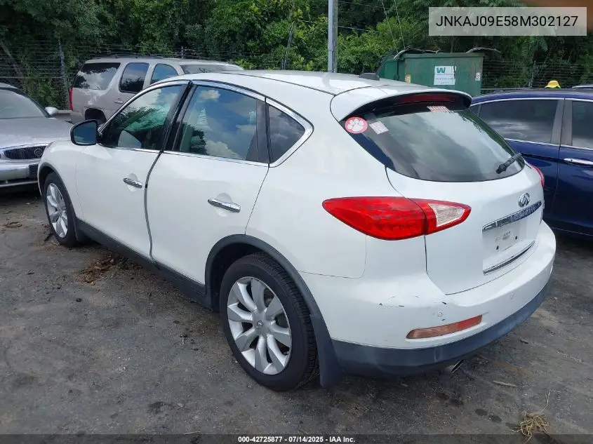 jnkaj09e58m302127 JNKAJ09E58M302127 2008 Infiniti Ex35 Journey