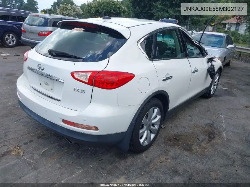 jnkaj09e58m302127 JNKAJ09E58M302127 2008 Infiniti Ex35 Journey