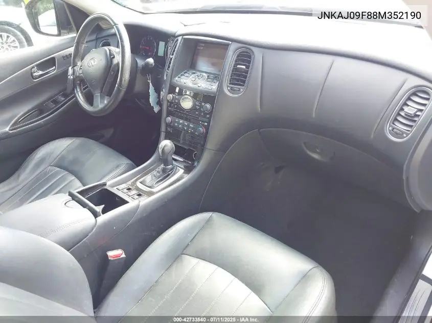 2008 Infiniti Ex35 Journey VIN: JNKAJ09F88M352190 Lot: 42733540