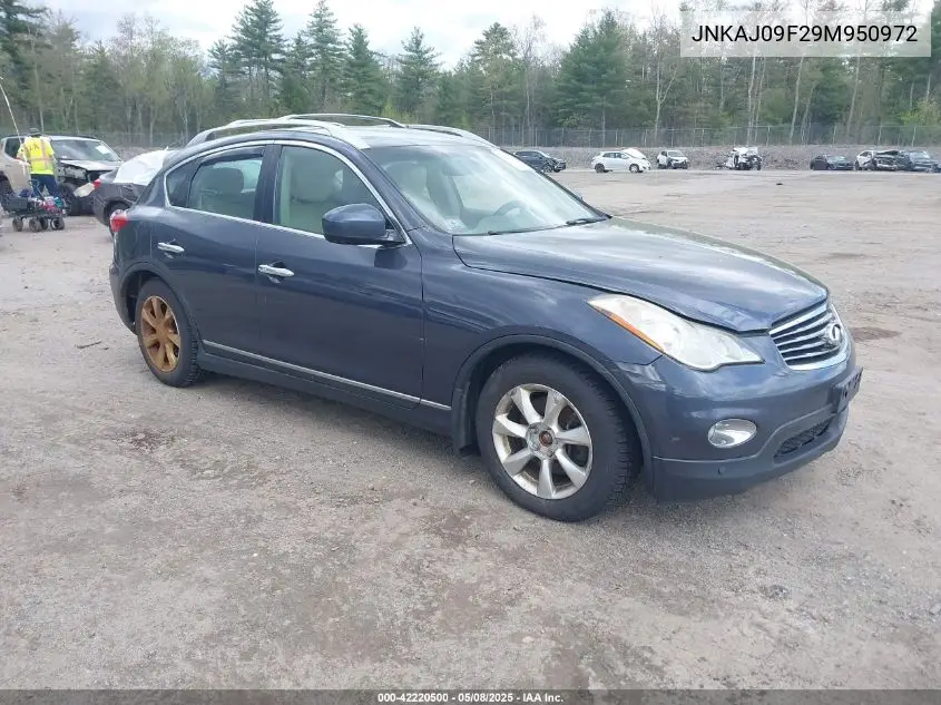 2009 Infiniti Ex35 Journey VIN: JNKAJ09F29M950972 Lot: 42220500