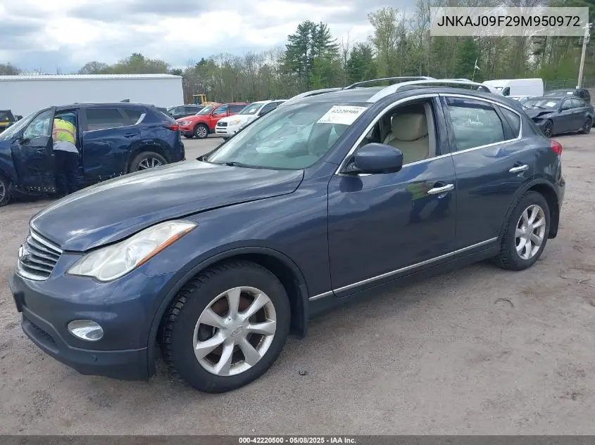 2009 Infiniti Ex35 Journey VIN: JNKAJ09F29M950972 Lot: 42220500