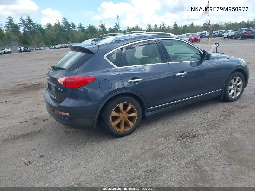 2009 Infiniti Ex35 Journey VIN: JNKAJ09F29M950972 Lot: 42220500