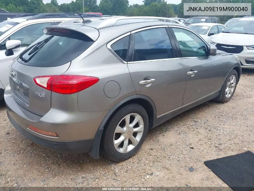 2009 Infiniti Ex35 Journey VIN: JNKAJ09E19M900040 Lot: 42693240