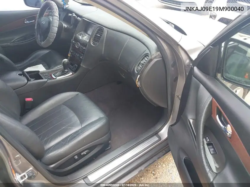 2009 Infiniti Ex35 Journey VIN: JNKAJ09E19M900040 Lot: 42693240