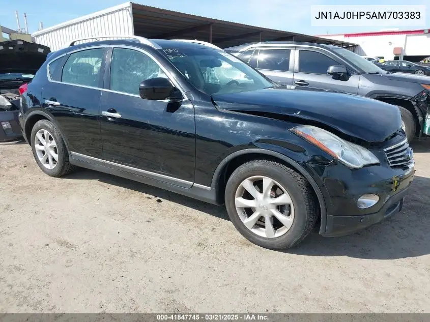 2010 Infiniti Ex35 Journey VIN: JN1AJ0HP5AM703383 Lot: 41847745