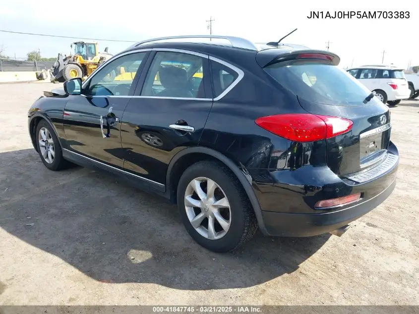 2010 Infiniti Ex35 Journey VIN: JN1AJ0HP5AM703383 Lot: 41847745