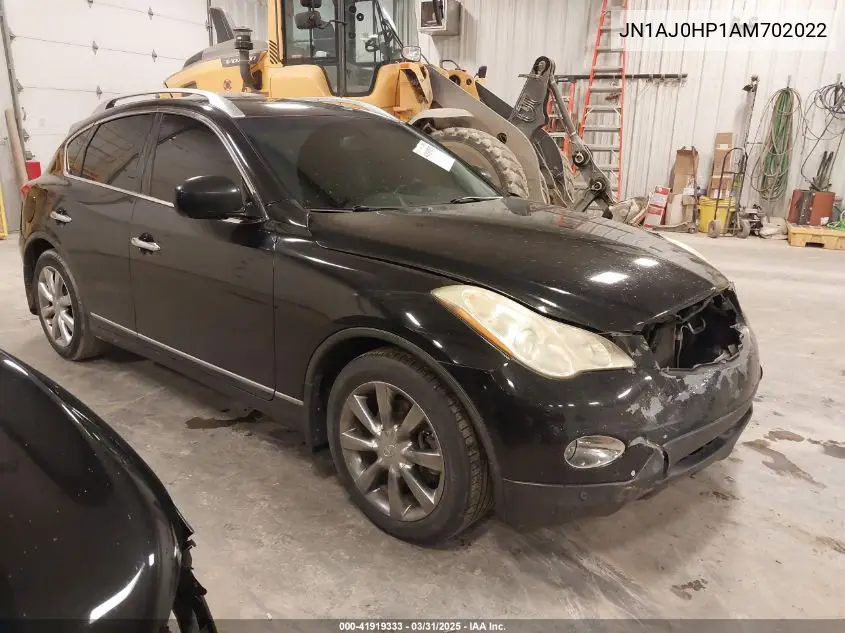 2010 Infiniti Ex35 Journey VIN: JN1AJ0HP1AM702022 Lot: 41919333
