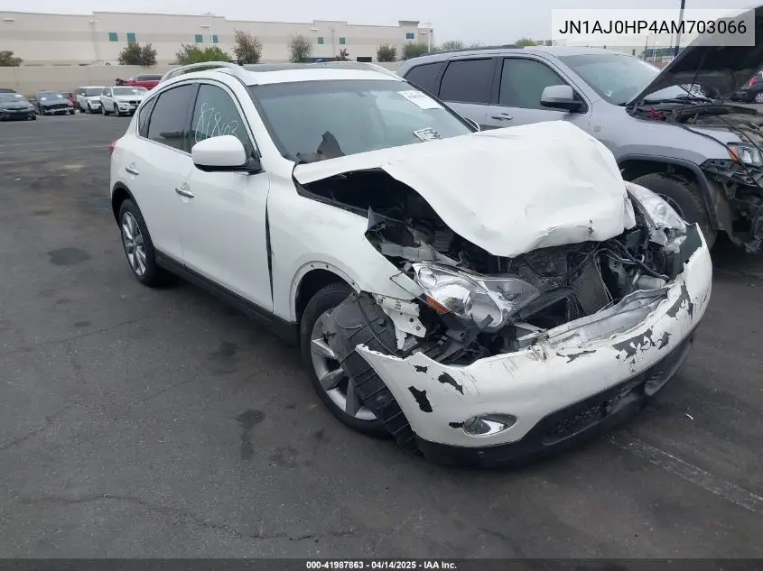 2010 Infiniti Ex35 Journey VIN: JN1AJ0HP4AM703066 Lot: 41987863