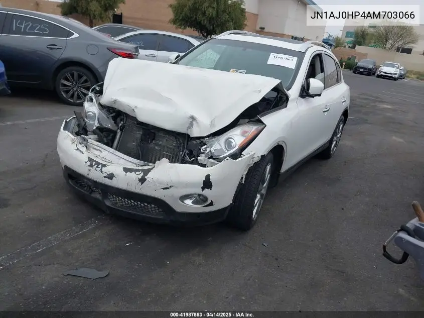 2010 Infiniti Ex35 Journey VIN: JN1AJ0HP4AM703066 Lot: 41987863