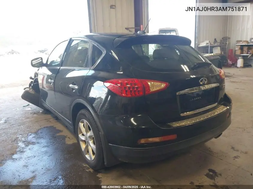 2010 Infiniti Ex35 Journey VIN: JN1AJ0HR3AM751871 Lot: 42003902