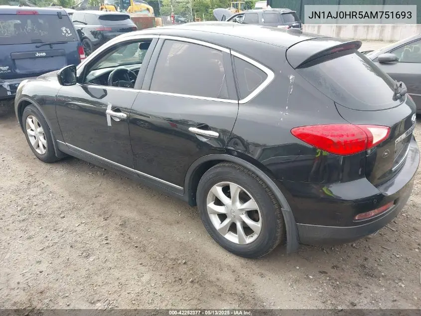 2010 Infiniti Ex35 Journey VIN: JN1AJ0HR5AM751693 Lot: 42252377