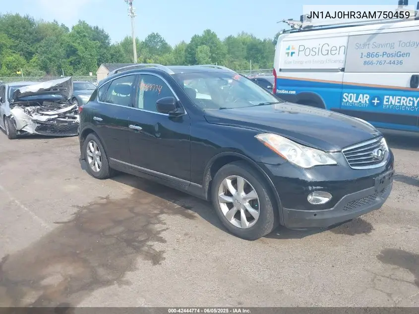 2010 Infiniti Ex35 Journey VIN: JN1AJ0HR3AM750459 Lot: 42444774