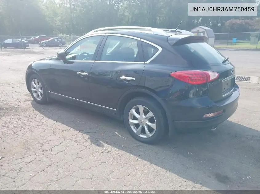 2010 Infiniti Ex35 Journey VIN: JN1AJ0HR3AM750459 Lot: 42444774