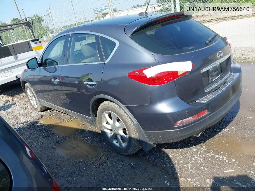 2010 Infiniti Ex35 Journey VIN: JN1AJ0HR9AM756640 Lot: 42460696