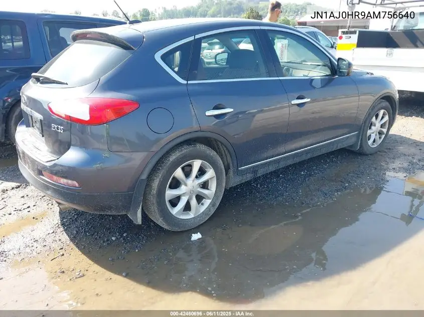 2010 Infiniti Ex35 Journey VIN: JN1AJ0HR9AM756640 Lot: 42460696
