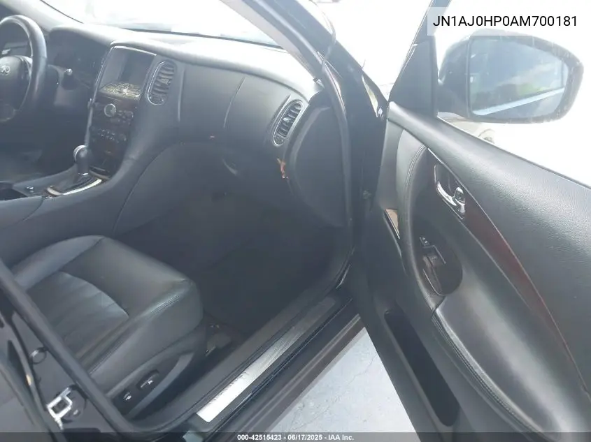 2010 Infiniti Ex35 Journey VIN: JN1AJ0HP0AM700181 Lot: 42515423