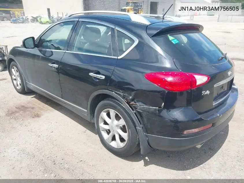 2010 Infiniti Ex35 Journey VIN: JN1AJ0HR3AM756505 Lot: 42596759