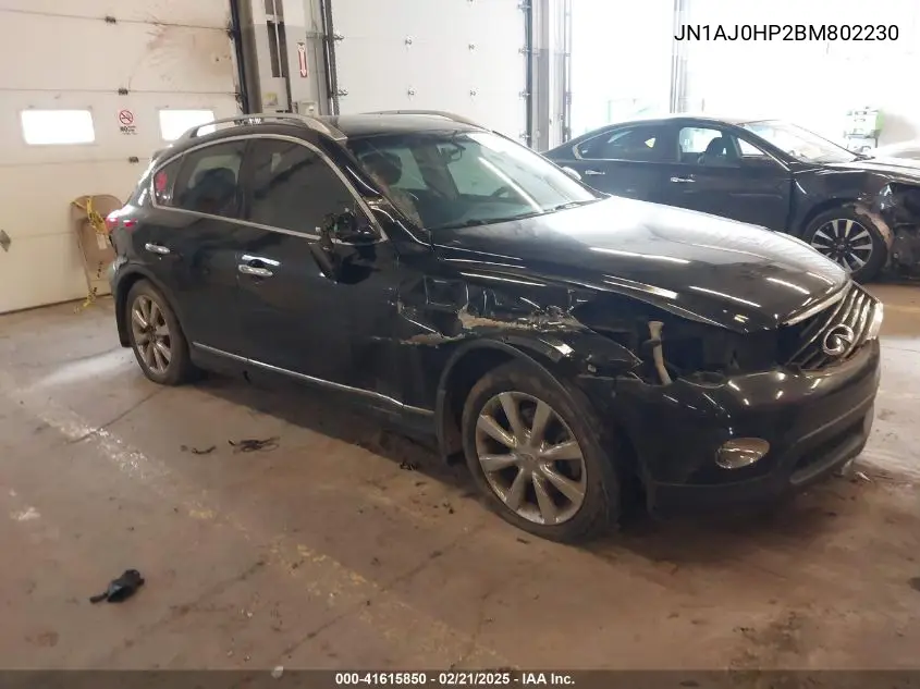 2011 Infiniti Ex35 Journey VIN: JN1AJ0HP2BM802230 Lot: 41615850