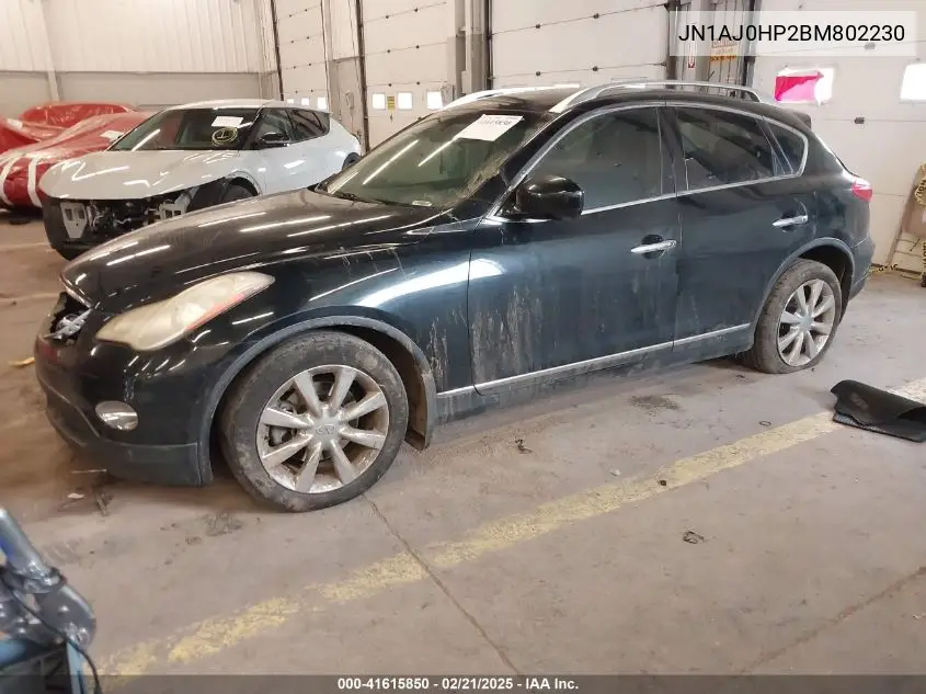 2011 Infiniti Ex35 Journey VIN: JN1AJ0HP2BM802230 Lot: 41615850