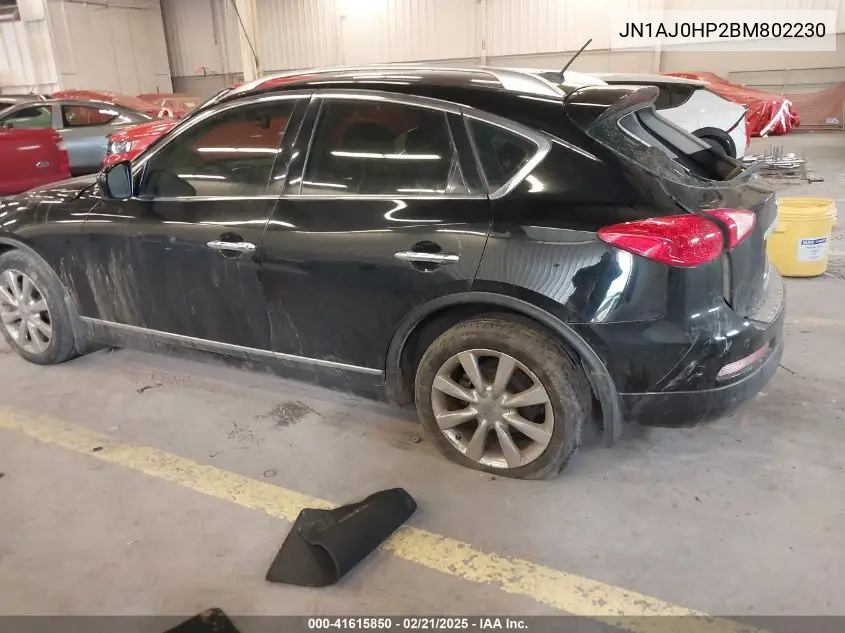 2011 Infiniti Ex35 Journey VIN: JN1AJ0HP2BM802230 Lot: 41615850