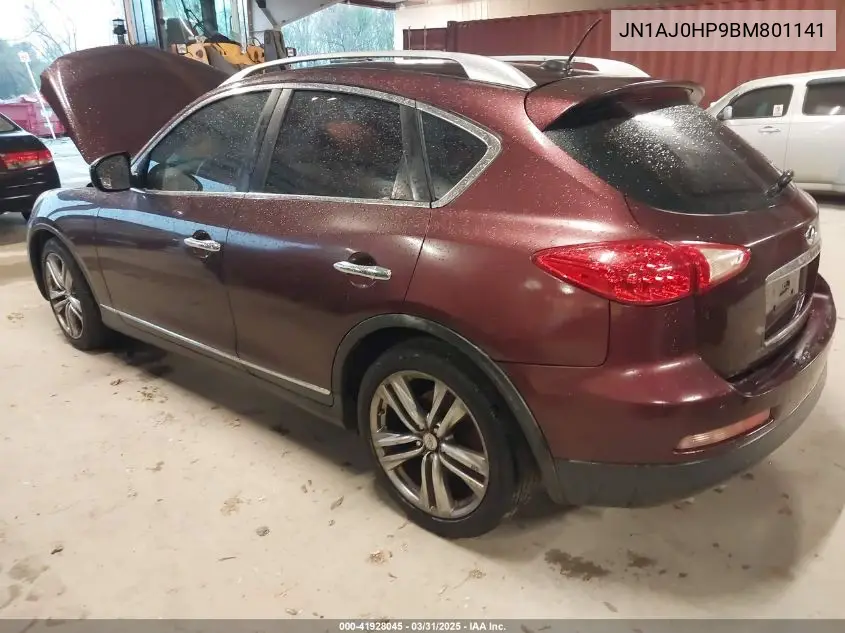 2011 Infiniti Ex35 Journey VIN: JN1AJ0HP9BM801141 Lot: 41928045