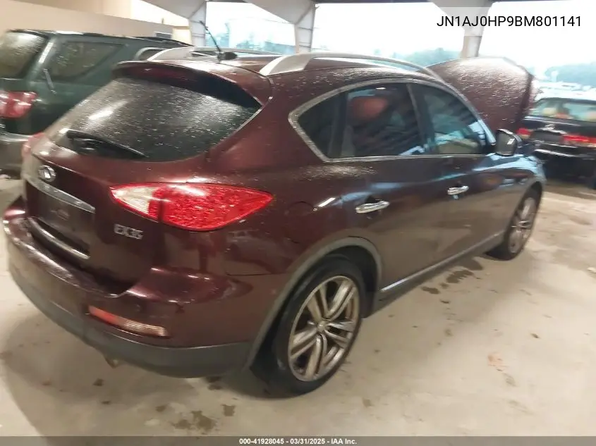 2011 Infiniti Ex35 Journey VIN: JN1AJ0HP9BM801141 Lot: 41928045