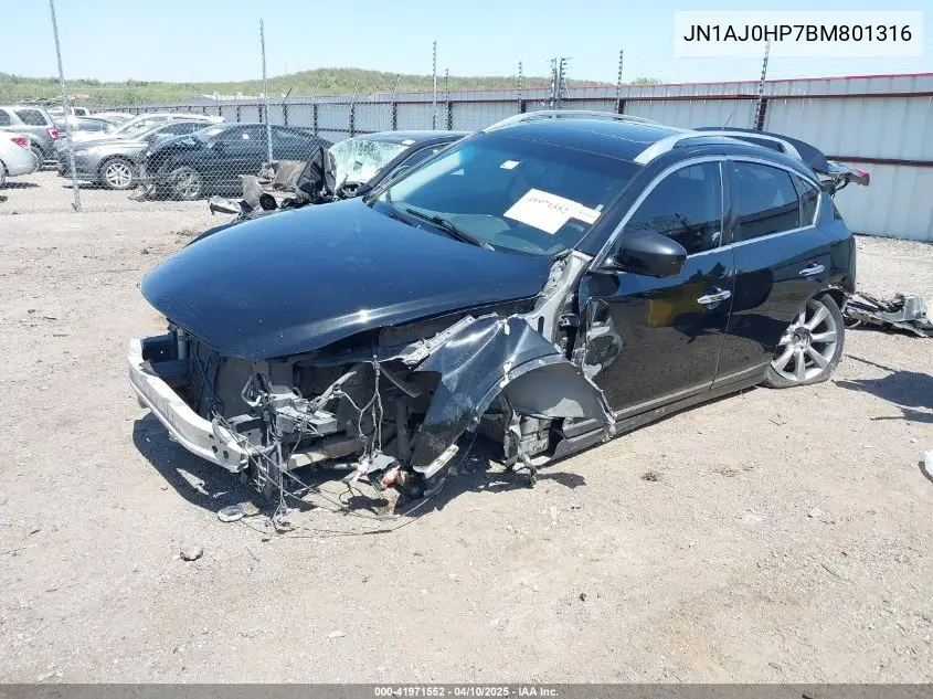 2011 Infiniti Ex35 Journey VIN: JN1AJ0HP7BM801316 Lot: 41971552