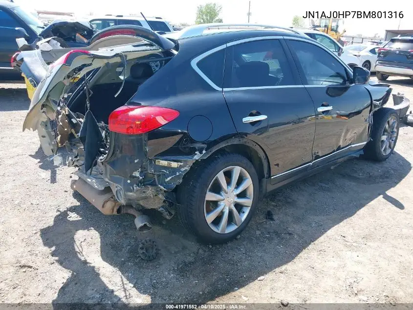 2011 Infiniti Ex35 Journey VIN: JN1AJ0HP7BM801316 Lot: 41971552