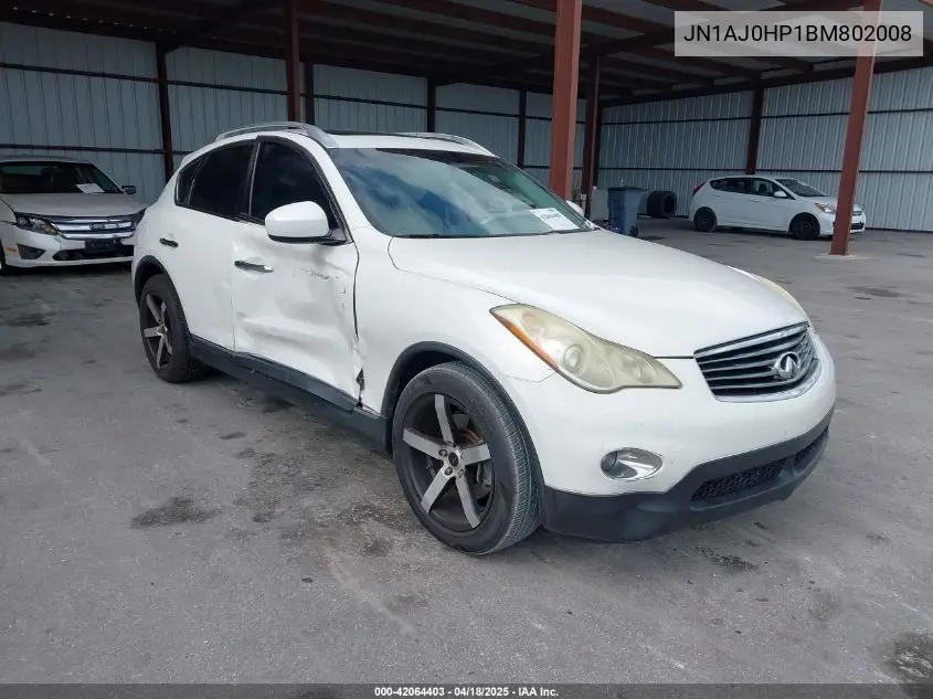 2011 Infiniti Ex35 Journey VIN: JN1AJ0HP1BM802008 Lot: 42064403