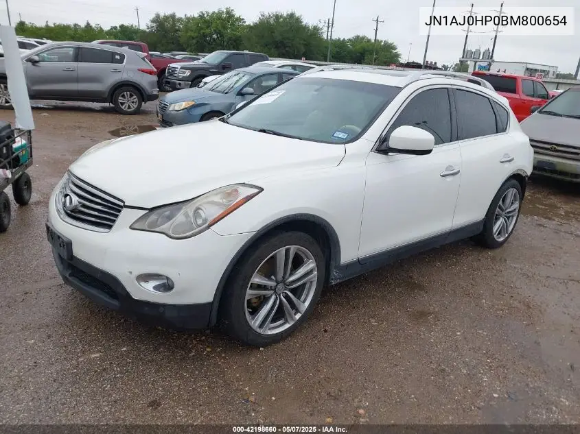 2011 Infiniti Ex35 Journey VIN: JN1AJ0HP0BM800654 Lot: 42198660
