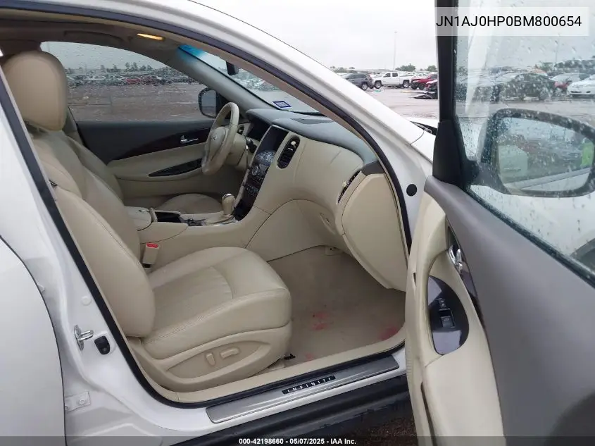 2011 Infiniti Ex35 Journey VIN: JN1AJ0HP0BM800654 Lot: 42198660