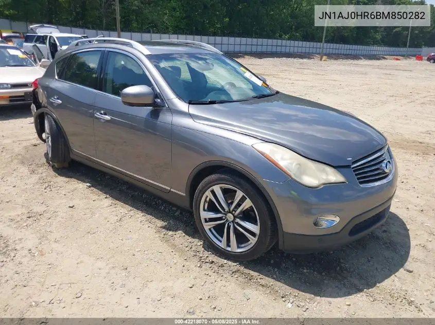 2011 Infiniti Ex35 Journey VIN: JN1AJ0HR6BM850282 Lot: 42218070