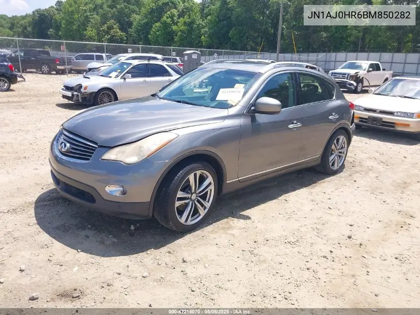 2011 Infiniti Ex35 Journey VIN: JN1AJ0HR6BM850282 Lot: 42218070